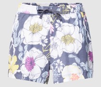 Pyjama-Shorts mit Allover-Muster Modell 'Cozy Dreams'