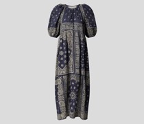 Midikleid mit Paisley-Dessin