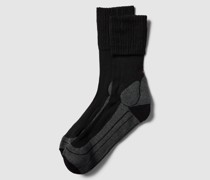 Socken mit Label-Print im 2er-Pack