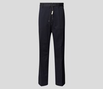 Bundfaltenhose mit Schnürung
