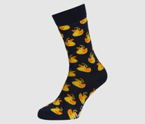 Socken mit Allover-Muster
