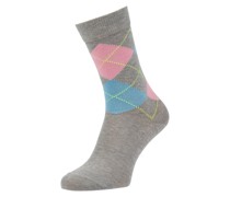 Socken mit Argyle-Muster Modell 'Queen'