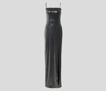 Abendkleid mit Allover-Paillettenbesatz