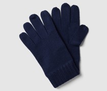 Handschuhe mit gerippten Abschlüssen