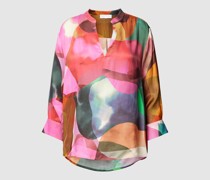 Bluse mit Allover-Muster