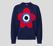 Oversized Pullover in Strick-Optik