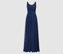 Abendkleid mit breiten Trägern