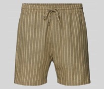 Regular Fit Shorts mit Streifenmuster Modell 'Everyday'