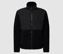 Fleecejacke mit Label-Stitching Modell 'MARVIN'