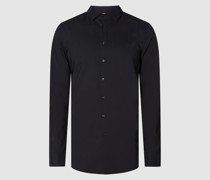 Slim Fit Business-Hemd mit Stretch-Anteil