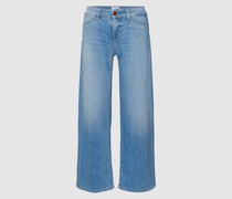 Jeans mit Label-Patch Modell 'CHRISTIE'