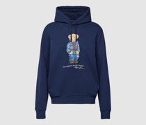 Hoodie mit Label-Print