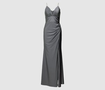 Abendkleid mit Raffungen