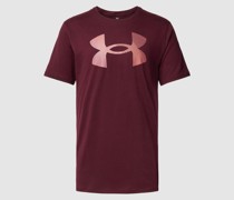 T-Shirt mit Label-Print