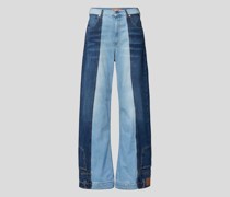 Loose Fit Jeans in Two-Tone-Machart