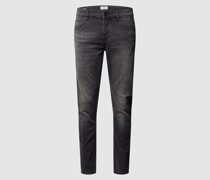 Stone Washed Slim Fit Jeans