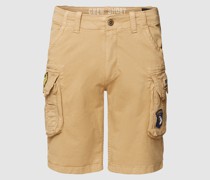 Bermudas mit Label-Details