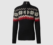 Strickpullover mit Stehkragen Modell 'Myking'