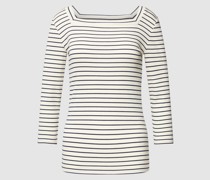 Longsleeve mit Trapez-Ausschnitt