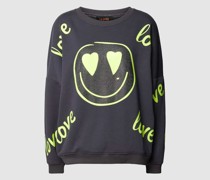 Oversized Sweatshirt mit Motiv-Print Modell 'LOVE'