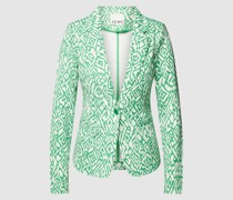 Blazer mit Viskose-Anteil und Reverskragen Modell 'Kate'