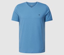 T-Shirt mit Label-Detail