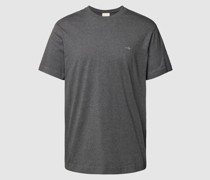 T-Shirt aus Baumwolle mit Label-Detail