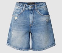 Jeansshorts mit Label-Patch Modell 'CABA'