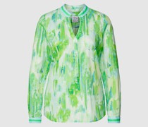 Blusenshirt mit Allover-Muster