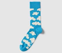 Socken mit Allover-Print Modell 'Cloudy'