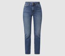 Straight Fit High Waist Jeans mit Stretch-Anteil Modell 'Luisa'