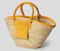 Strandtasche in Flecht-Optik