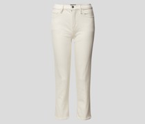 High Waist Tapered Fit Jeans
