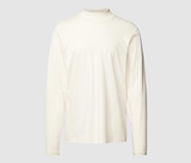 Longsleeve mit Stehkragen Modell 'Theo'
