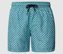 Bermudas mit Allover-Print