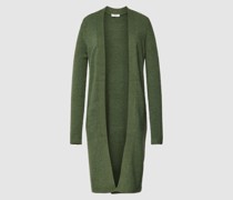 Longcardigan mit Lanawoll-Anteil Modell 'Mirelle'