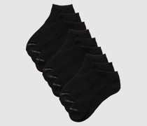Sneakersocken mit Label-Detail im 6er-Pack