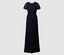 Abendkleid in Wickel-Design