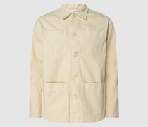 Loose Fit Hemdjacke aus Baumwolle Modell 'Tony'