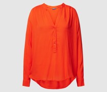 Blusenshirt mit V-Ausschnitt