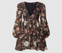 Minikleid mit floralem Muster Modell 'REIGN'