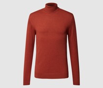 Strickpullover mit Stehkragen Modell 'BERG'