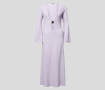 Midikleid mit Paillettenbesatz
