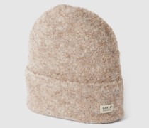 Strickmütze mit Label-Patch