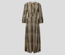 Maxikleid mit Seide-Anteil