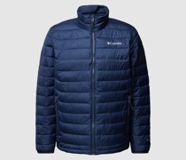 Steppjacke mit Label-Print