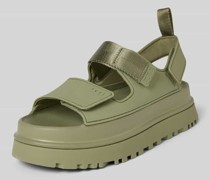 Sandalette mit Plateausohle Modell 'GOLDENGLOW'