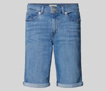 Straight Leg Jeansshorts im 5-Pocket-Design