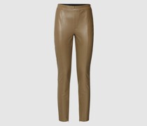 Leggings mit elastischem Bund Modell 'Nappa'