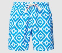 Badehose mit Allover-Print Modell 'CAPRESE'